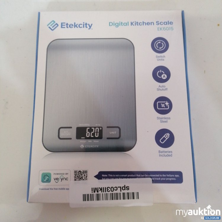 Artikel Nr. 753700: Etekcity Digital Kitchen Scale EK6015