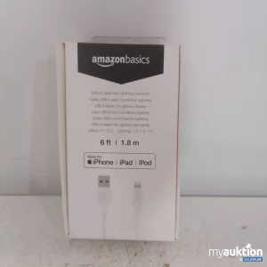 Auktion Amazonbasics USB A Kabel mit Lightning Stecker 