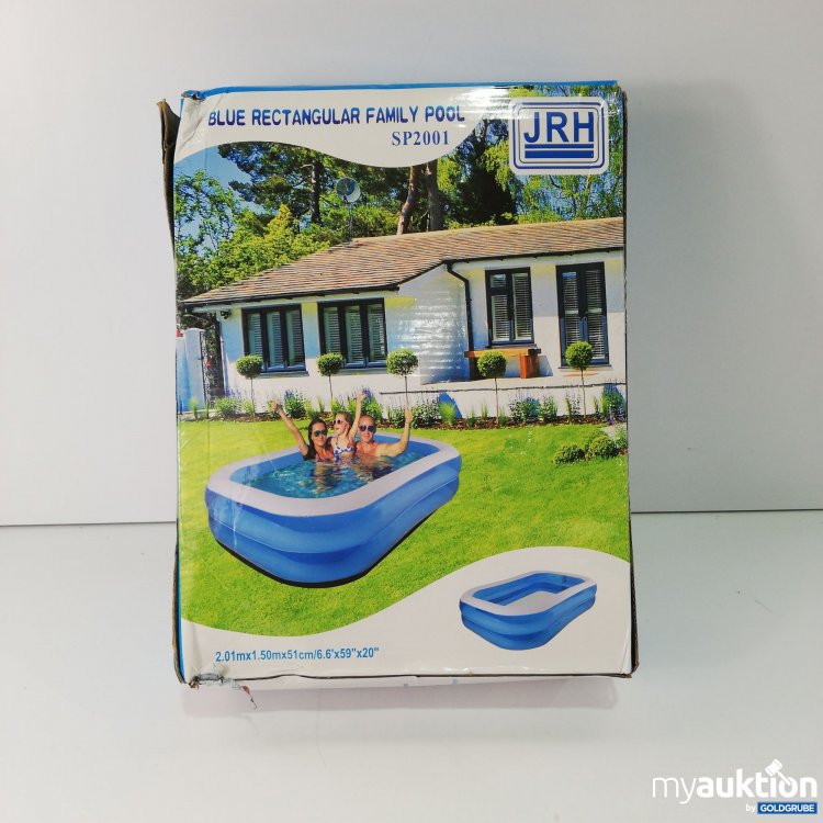 Artikel Nr. 792701: JRH Blue Rectangular Family Pool SP2001 2.01m x1.50m x51cm