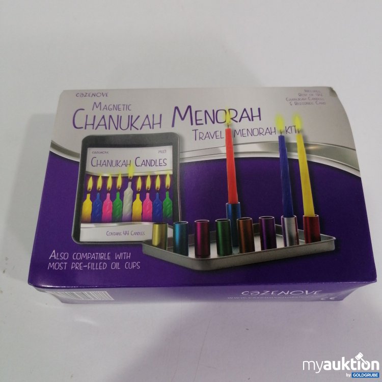 Artikel Nr. 389702: Cazebove Magnetic Chanukah Menorah 