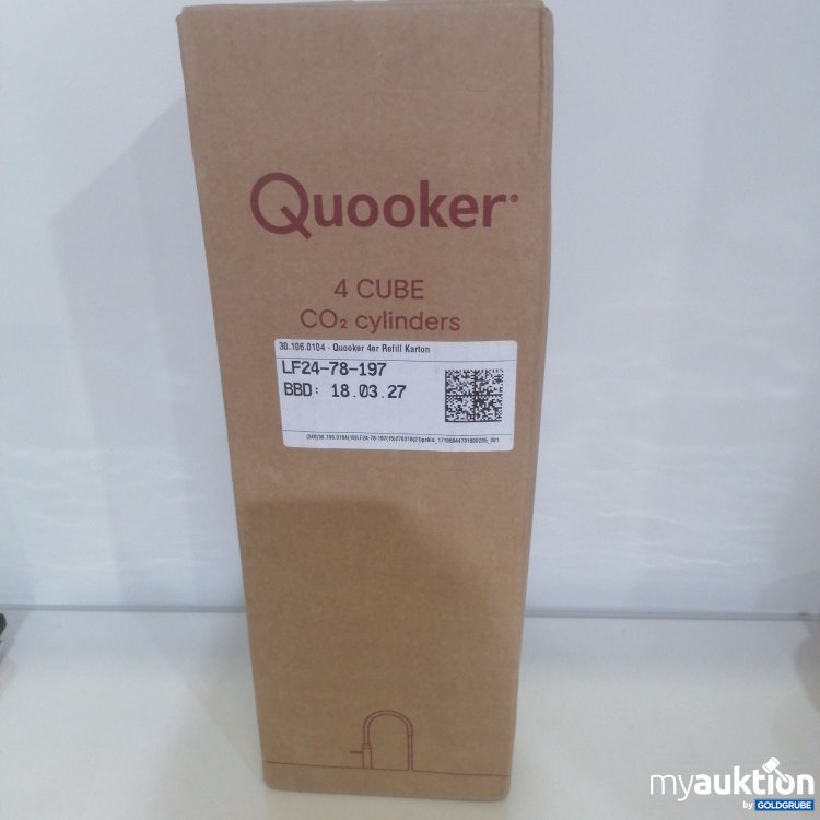 Artikel Nr. 761702: Quooker 4 Cube CO2 Cylinders 