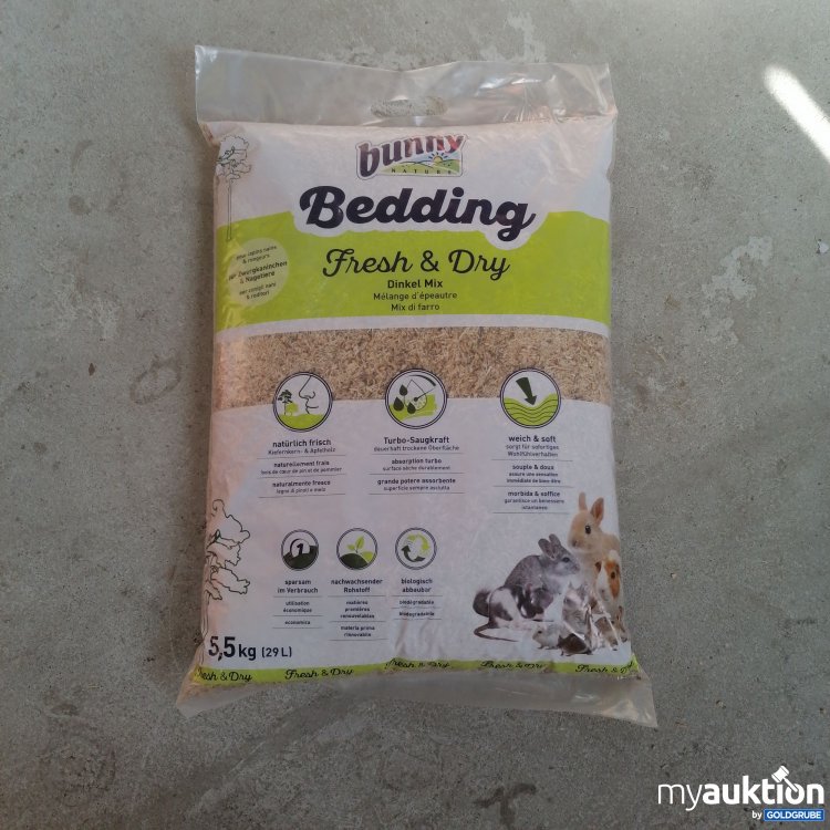 Artikel Nr. 752704: Bunny Bedding Dinkel Mix 5,5kg