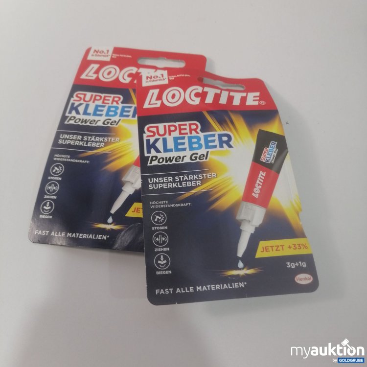 Artikel Nr. 780705: Loctite Super Kleber Power Gel 2x4g