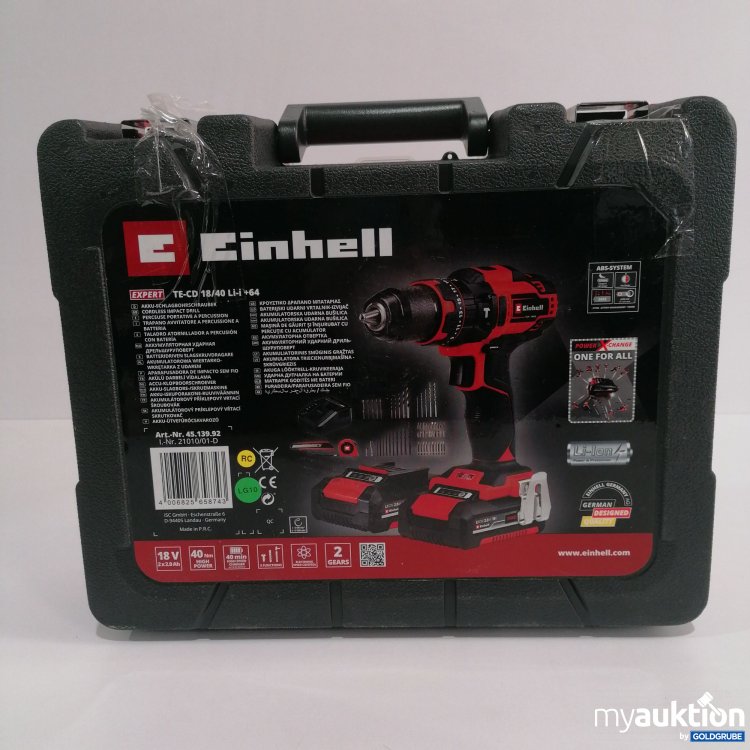 Artikel Nr. 786708: Einhell Expert TE-CD 18/40 Li-i +64