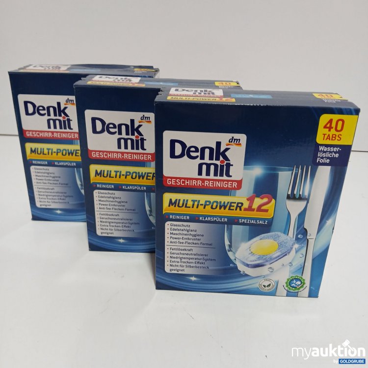 Artikel Nr. 802708: Denkmit Geschirr-Reiniger 3x40 Tabs 