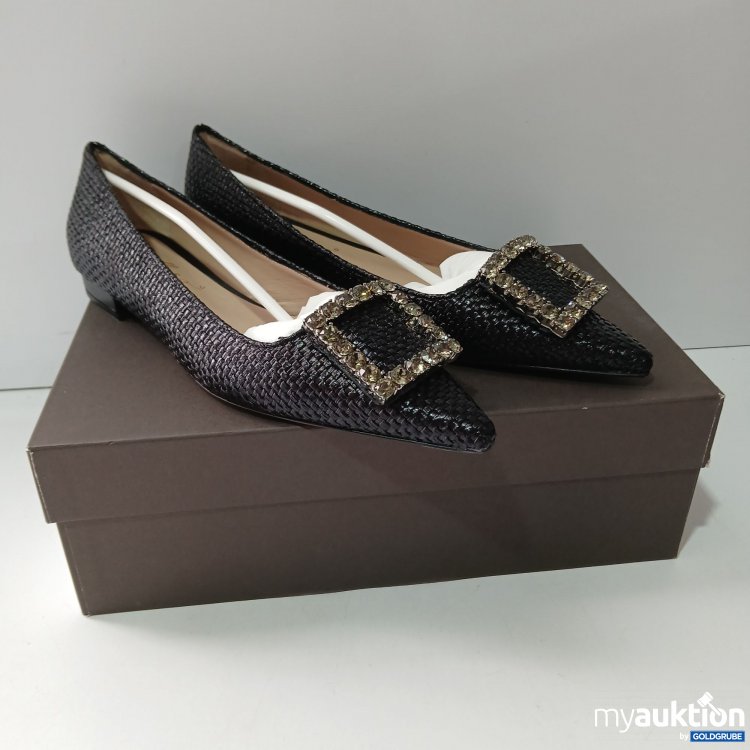 Artikel Nr. 516709: Bellas Vienna Amaia Raffia Nero Spitzer Loafer