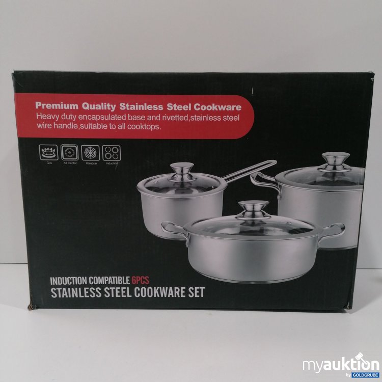 Artikel Nr. 786710: Premium Quality Stainless Steel Cookware 6Pcs