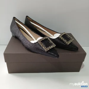 Artikel Nr. 516712: Bellas Vienna Amaia Raffia Nero Spitzer Loafer