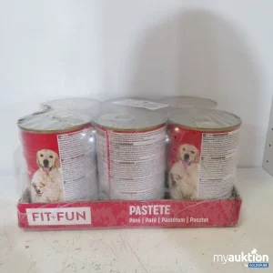 Auktion Fit-Fun Hundefutter Pastete 6x 400g