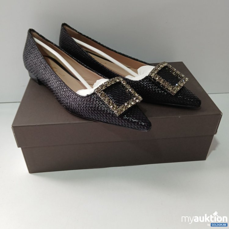 Artikel Nr. 516715: Bellas Vienna Amaia Raffia Nero Spitzer Loafer