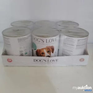 Auktion Dog's Love Hundefutter 6x800g 