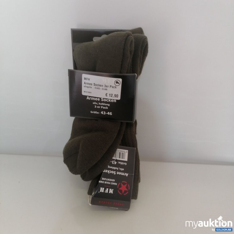 Artikel Nr. 760717: MFH Armee Socken 3er Pack 