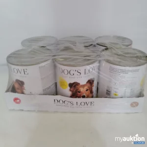 Auktion Dog's Love Hundefutter 6x800g 