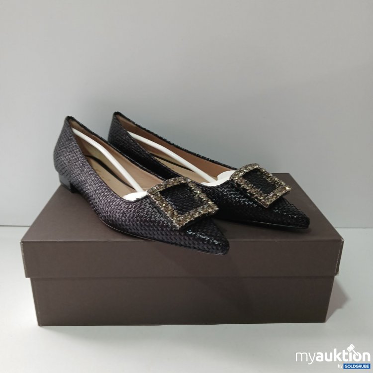 Artikel Nr. 516719: Bellas Vienna Amaia Raffia Nero Spitzer Loafer