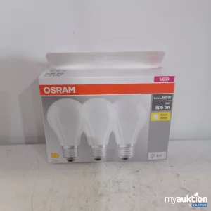 Auktion Osram LED Glühbirne 60W 3 Stück 