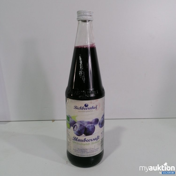 Artikel Nr. 794721: Bickbeernhof Blaubeersaft 0.7l