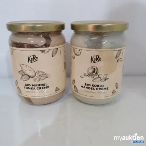 Auktion KoRo Mandel Tonka Creme 500g  und Bio Kokos Mandel Creme 500g