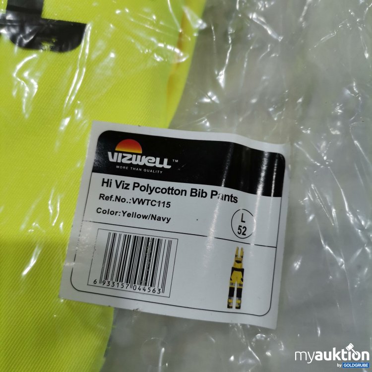 Artikel Nr. 396725: Vizwell Hi Viz polycotton Bib Pants 