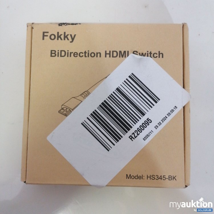 Artikel Nr. 753725: Fokky BiDirection HDMI Switch HS 345BK 