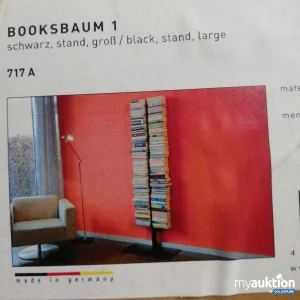 Auktion Bücherregal groß schwarz Stand 3/3