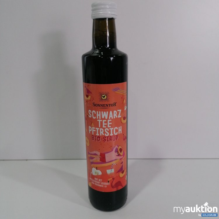 Artikel Nr. 779727: Sonnentor Schwarz Tee Pfirsich Bio-Sirup 0.5l 