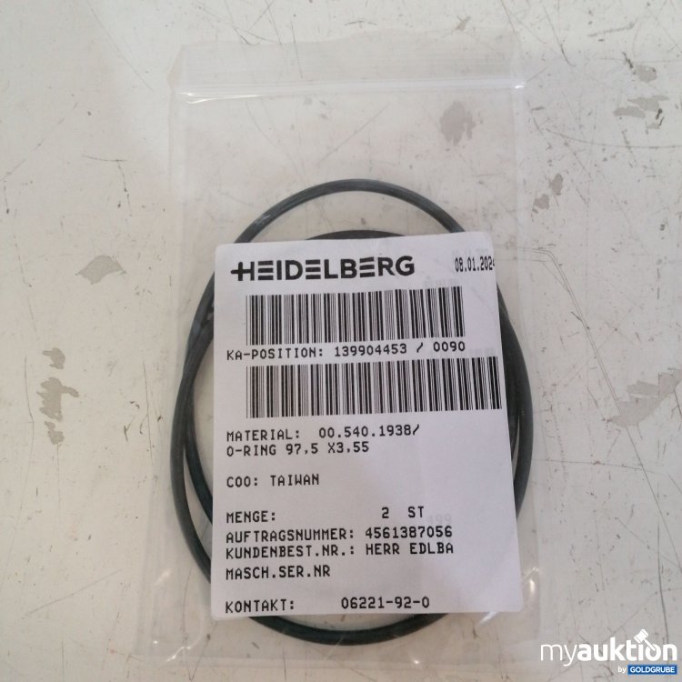 Artikel Nr. 737728: Heidelberg O-ring 97.5x3.55