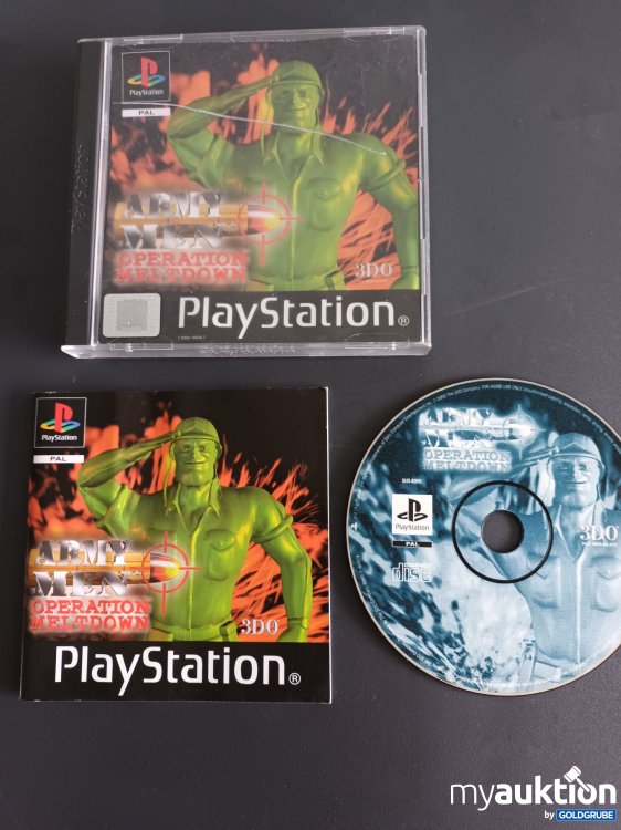 Artikel Nr. 390732: PS1, Playstation 1, Army Men, Operation Meltdown