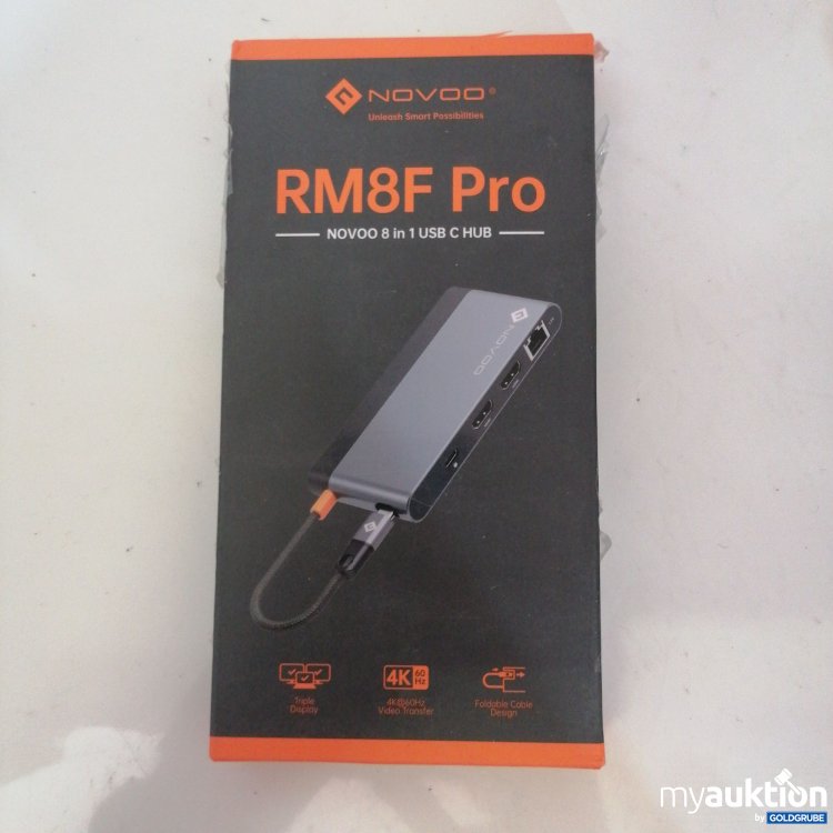 Artikel Nr. 762732: Novoo RM8F Pro 8in1 UsbC Hub 