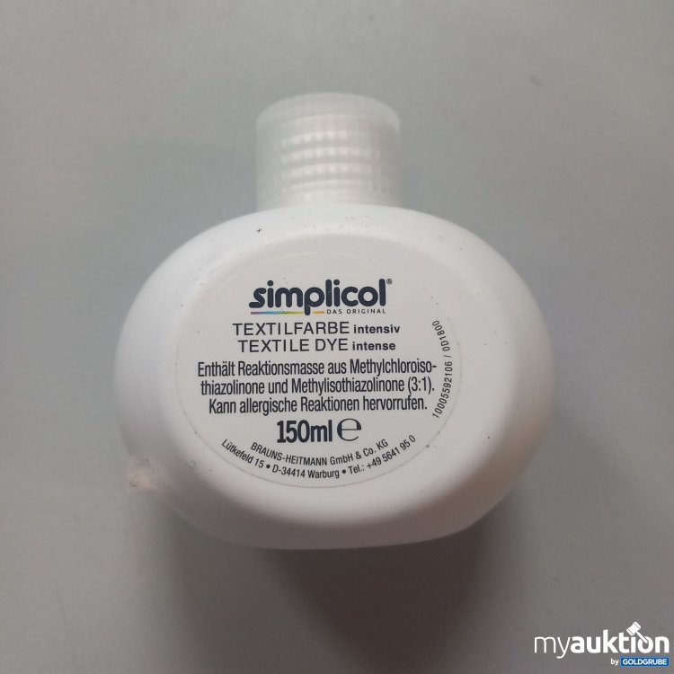 Artikel Nr. 773732: Simplicol Textilfarbe 150ml