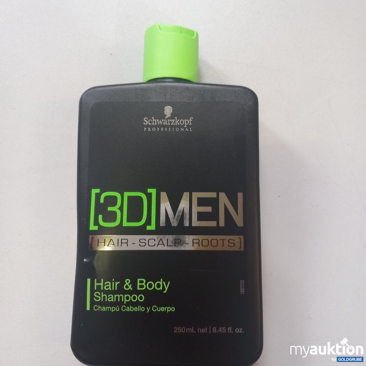 Artikel Nr. 773735: Schwarzkopf 3D Men Shampoo 250ml 