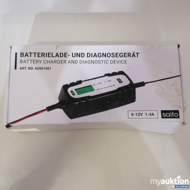 Artikel Nr. 753738: Saito Batterirlade und Diagnisegerät 6-12V 1-4A