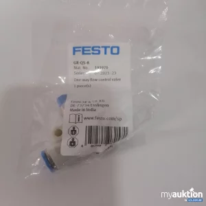 Auktion Festo Drossel-Rückschlagventil GR-QS-8