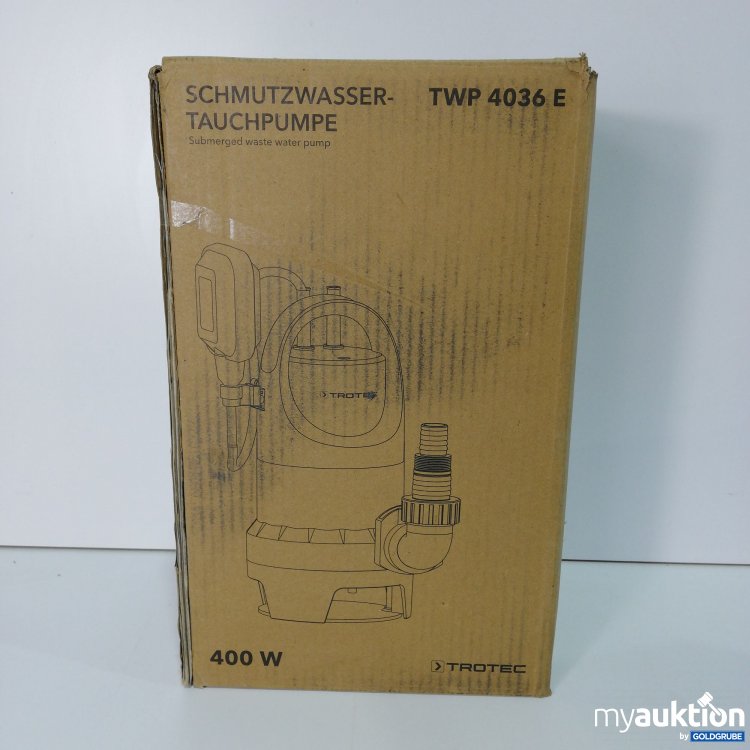 Artikel Nr. 432739: Trotec Schmutzwasser-Tauchpumpe 400W TWP 4036 E