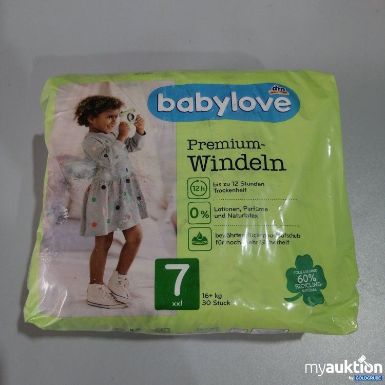 Artikel Nr. 743740: Babylove Premium Windeln 7xxl