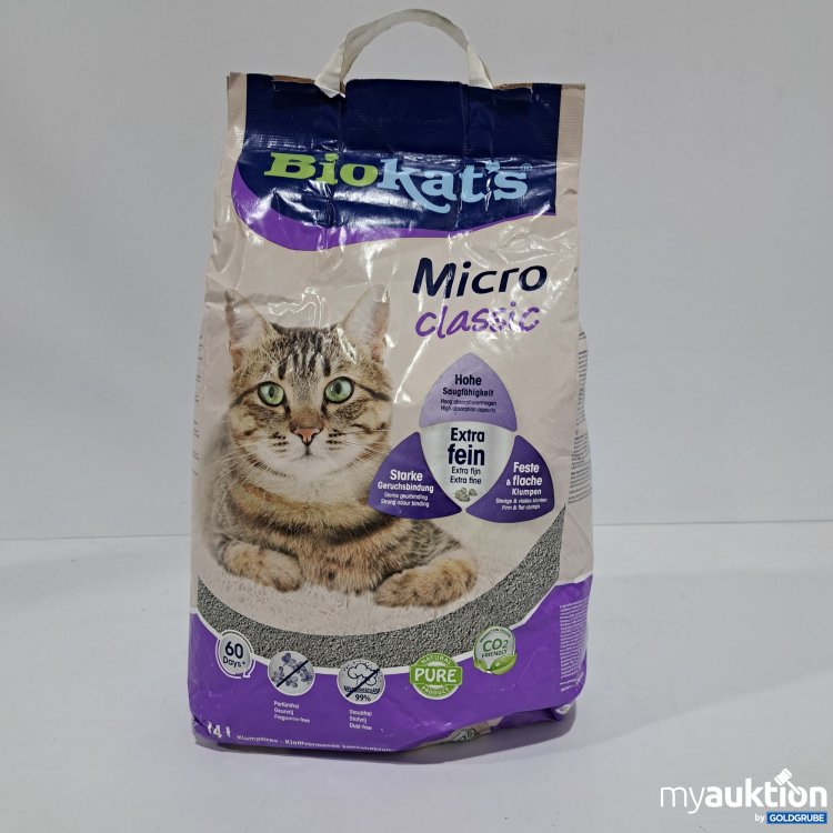 Artikel Nr. 796740: Bio Kats Micro classic Katzenstreu 14L