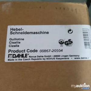 Artikel Nr. 764741: Dahle Hebel Schneidemaschine Guillotine 