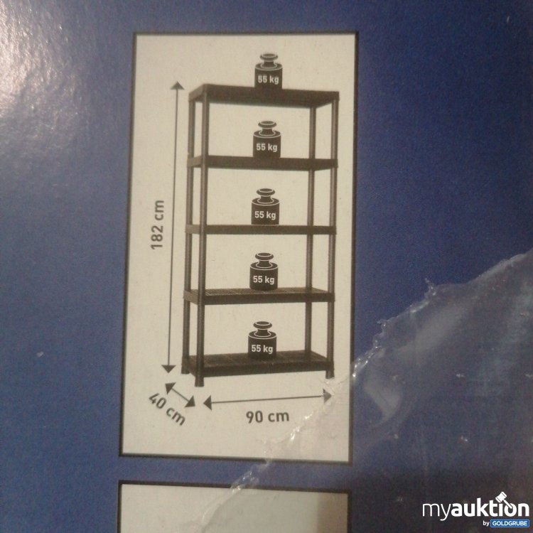 Artikel Nr. 511742: Obi Kunststoffregal mit 5 Böden M-90