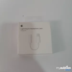 Auktion Apple Lightning to Headphone Jack Adapter 