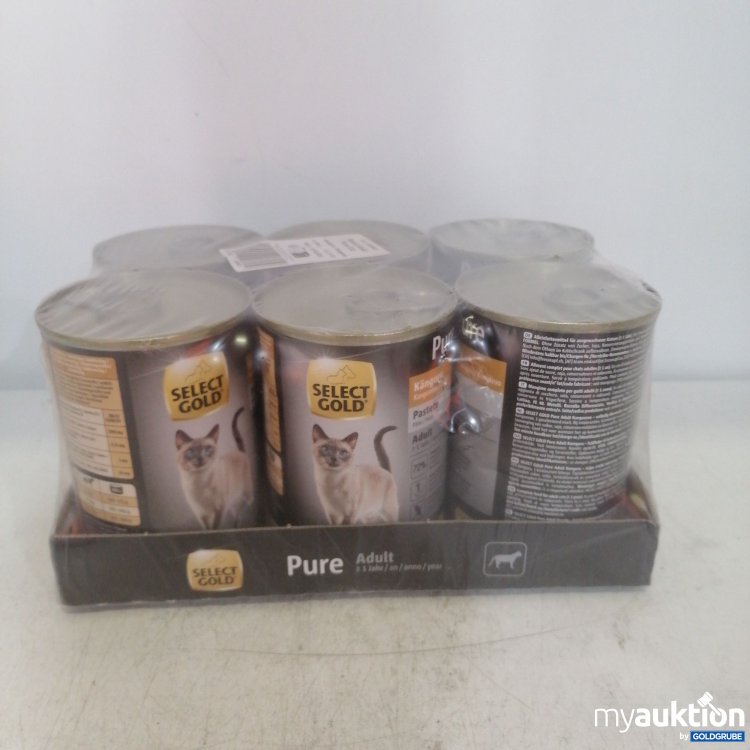 Artikel Nr. 725744: Select Gold Pure Katzenfutter 6x400g