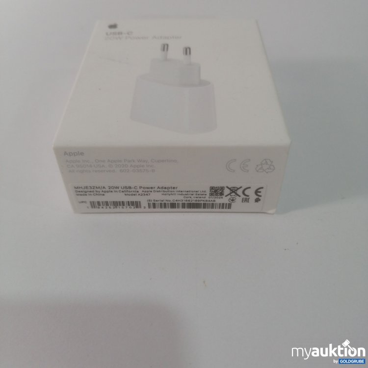 Artikel Nr. 782744: Apple USB-C 20W Power Adapter 