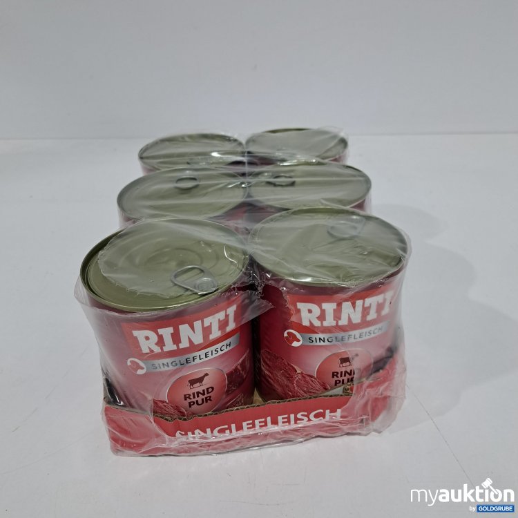 Artikel Nr. 796744: Rinti Hundefutter Singlefleisch Rind pur 6x800g