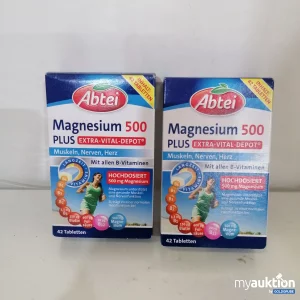 Auktion Abtei Magnezium 500 Plus 42 tabletten 