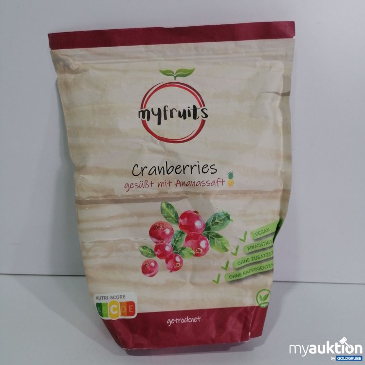 Artikel Nr. 794746: Myfruits Cranberries getroknet 1000g