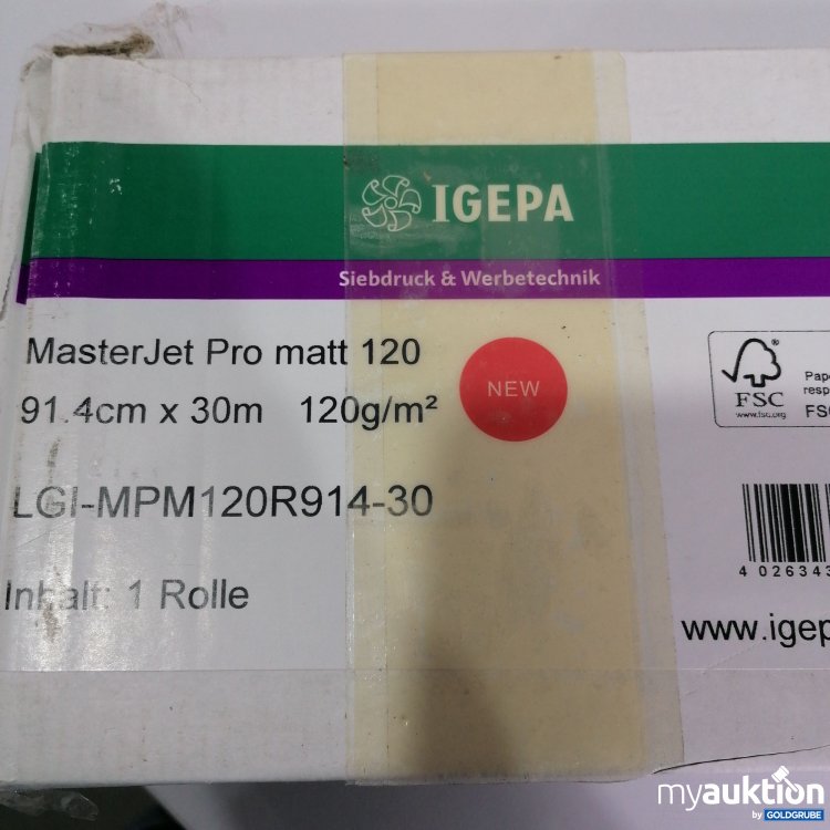 Artikel Nr. 795747: Igepa Master Ket Pro matt 120 