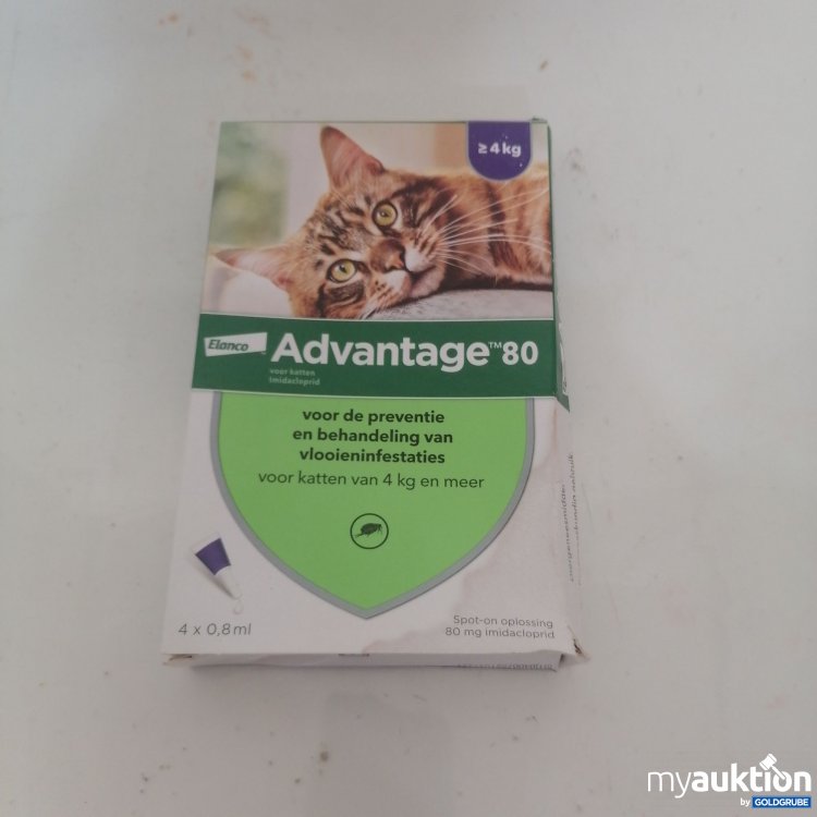 Artikel Nr. 752748: Advantage 80 für Katzen von 4kg 