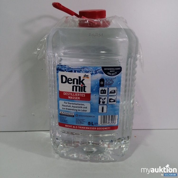 Artikel Nr. 795748: Denk mit Destilliertes Wasser 5l 