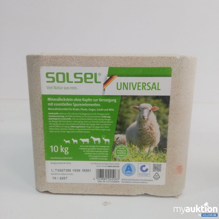 Artikel Nr. 793749: Solsel Mineralleckstein 10 kg