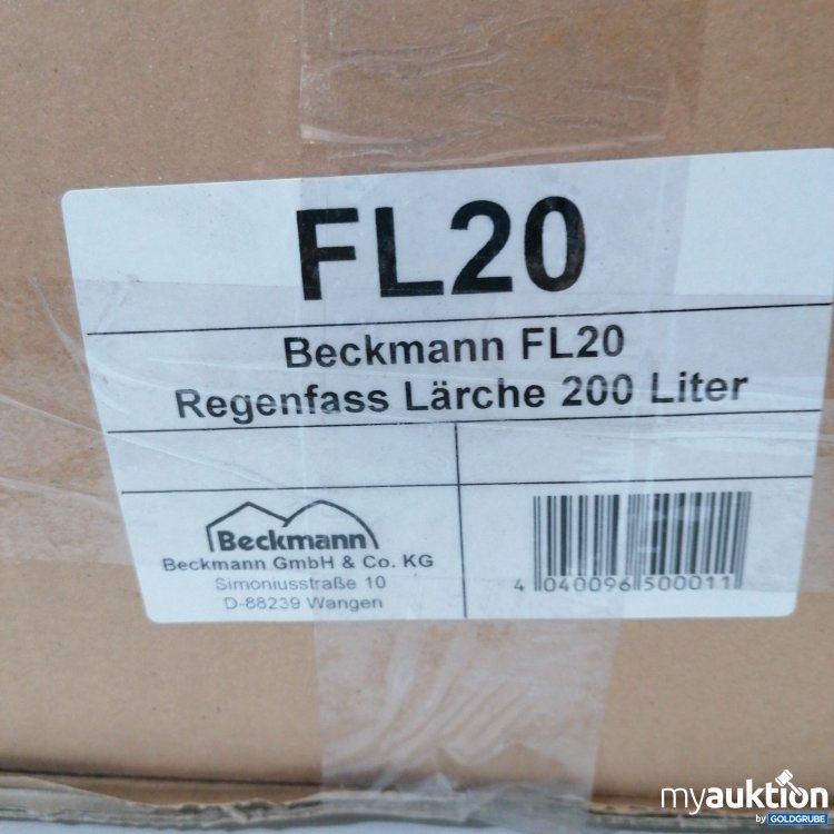 Artikel Nr. 758751: Beckmann FL20 Regenfass Lärche 200l 