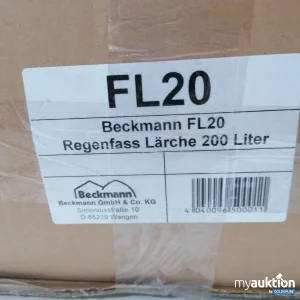 Auktion Beckmann FL20 Regenfass Lärche 200l 