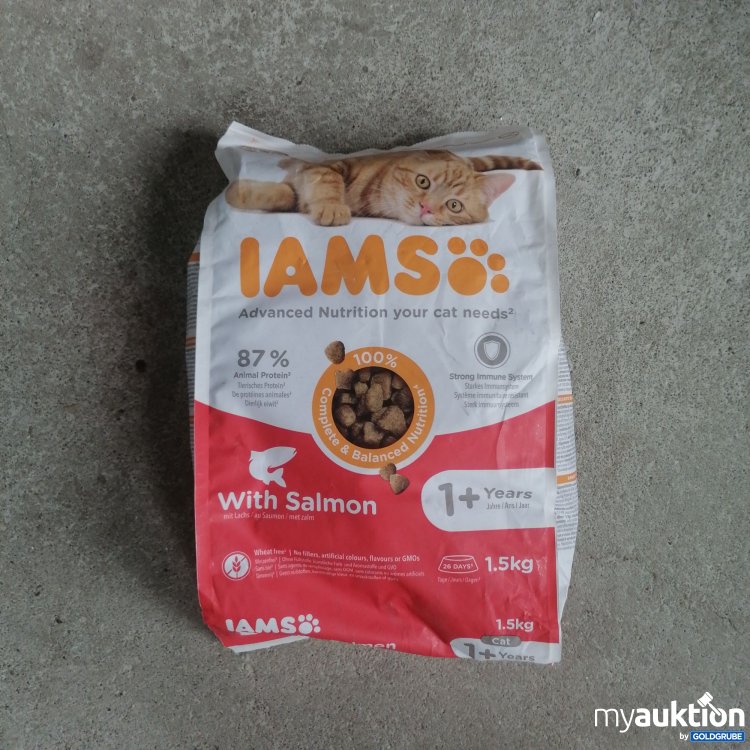 Artikel Nr. 725753: IAMS Trockenfutter für Katzen 1,5kg